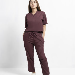 cotton 100% scrub trouser for women
