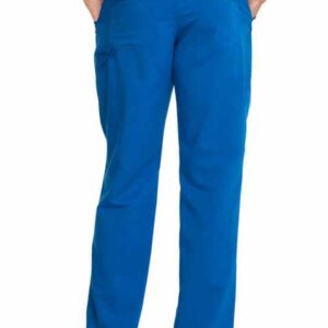 unisex blue scrub trouser with 4 pockets