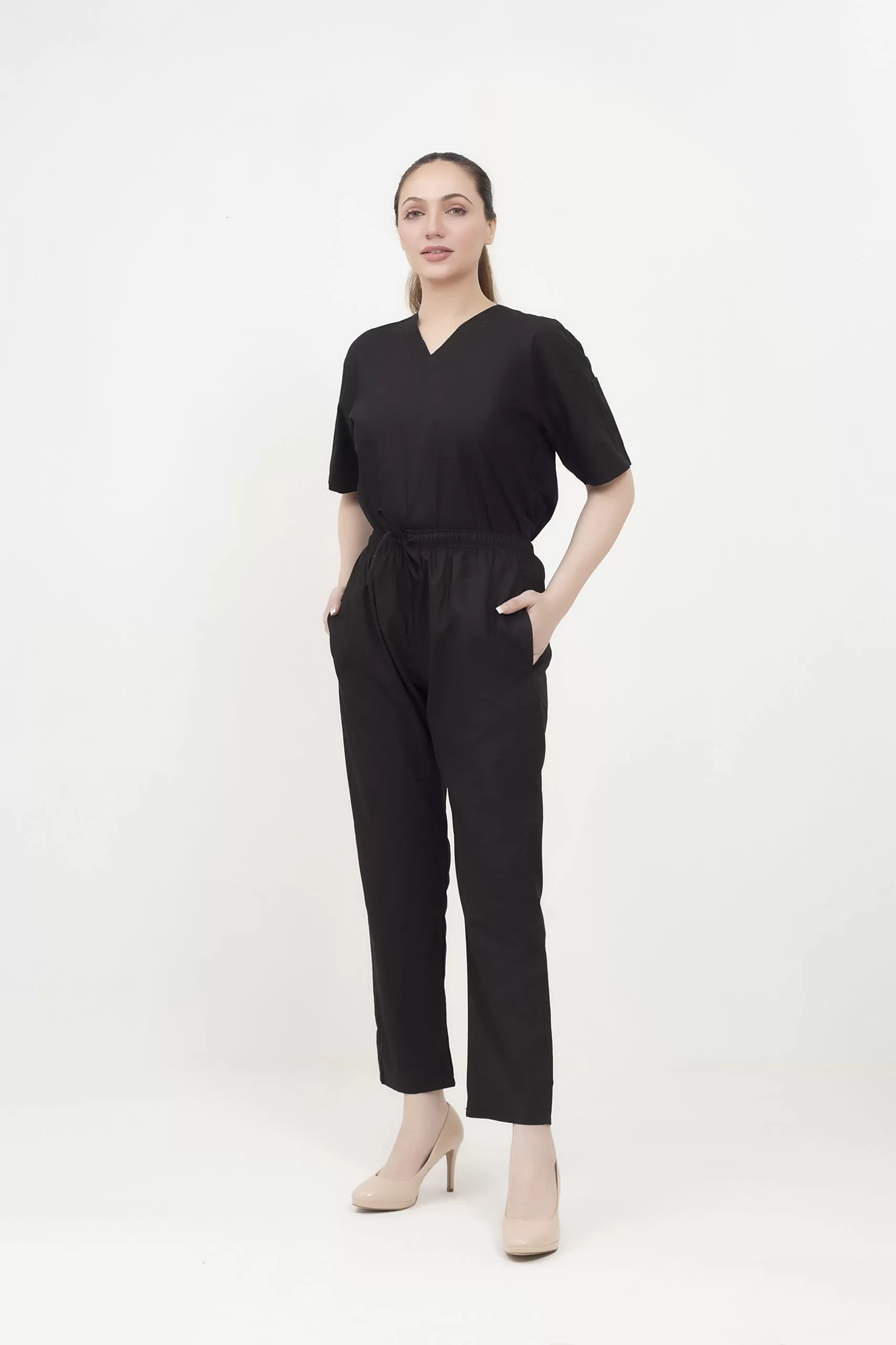 polyester top and bottom