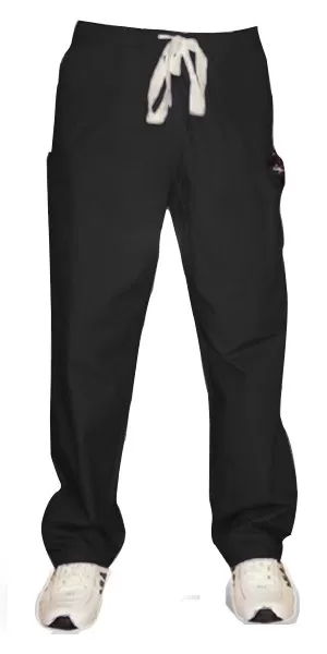 Stretchable Unisex Scrub Trouser with 2 Cargo Pocket Waistband with Elastic & Drawstring