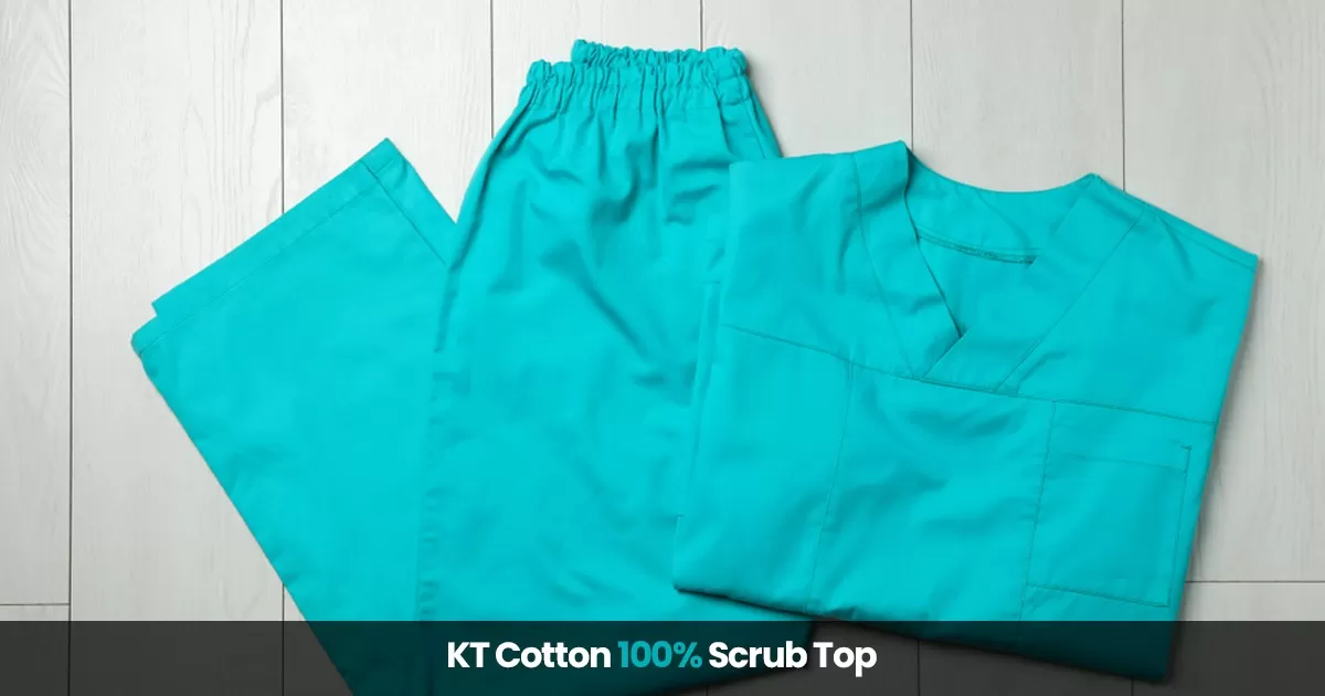 KT Cotton 100% Scrub Top