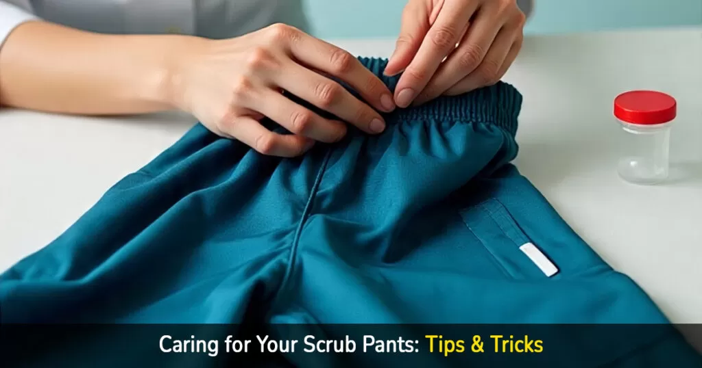 caring for your scrub pants