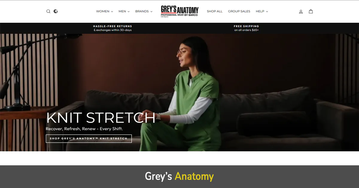Grey's Anatomy website