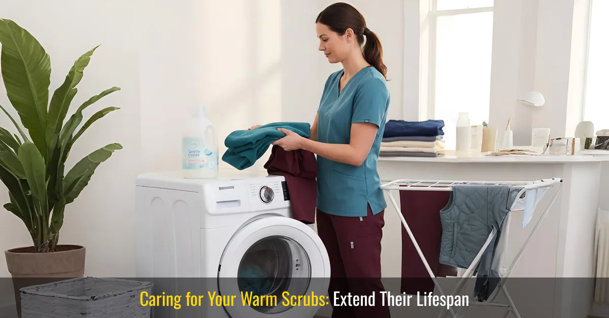 caring for your warm scrubs